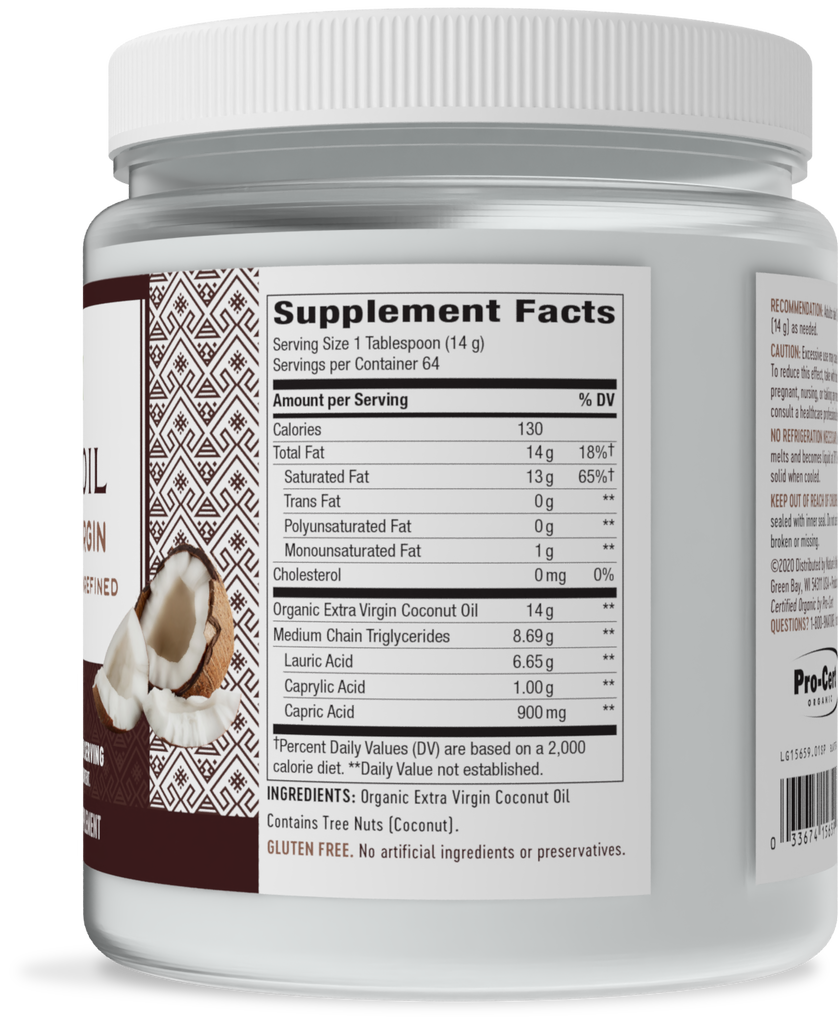 Organic Extra Virgin Coconut Oil